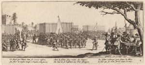 Reclutamiento de Tropas de Gerrit van Schagen after Jacques Callot