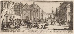 El Hospital de Gerrit van Schagen after Jacques Callot