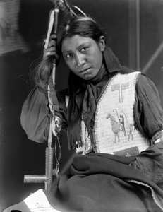 Charles American Horse, un miembro del Buffalo Bill