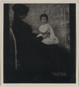 Retrato de la Sra. Ward con bebé