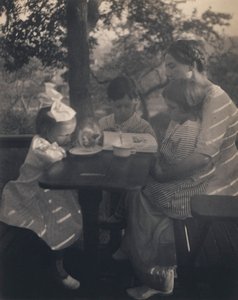 Fiesta en el jardín de Gertrude Käsebier