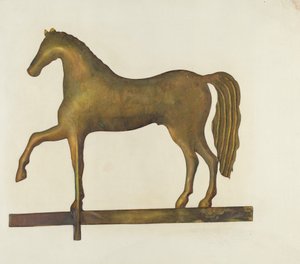 Veleta de caballo, c. 1940 de Gertrude Koch