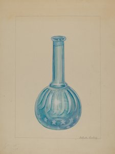 Botella de barbería, c. 1936 de Gertrude Lemberg