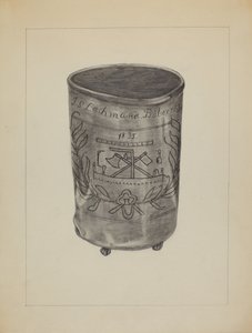 Vaso de peltre, c. 1936 de Gertrude Lemberg