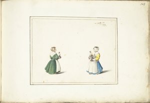 dos niñas con una muñeca de Gesina ter Borch