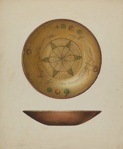 Plato alemán de Pensilvania, c. 1938