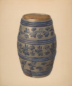 Barril de agua o vino