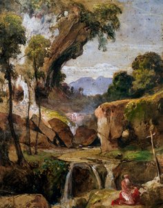 Paisaje con San Jerónimo de Giacinto Gigante