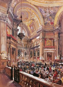 Capilla de San Gennaro en la Catedral de Nápoles, por Giacinto Gigante de Giacinto Gigante