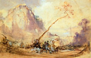 Paisaje de Sorrento, ca 1848 de Giacinto Gigante