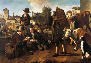 Escena de mercado