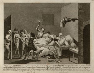 El joven Loiserolles es llevado de su celda para ser ejecutado de Giacomo Aliprandi
