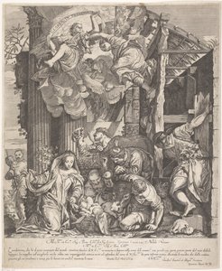 Adoración de los pastores de Giacomo Barri