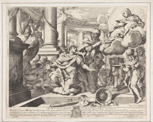 El emperador Augusto y la sibila tiburtina de Giacomo Barri