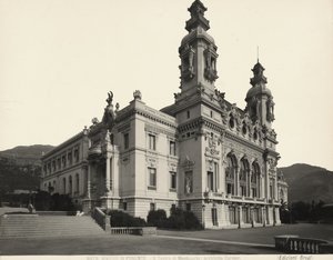 Exterior del Teatro de Montecarlo, Mónaco de Giacomo Brogi