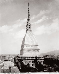 Vista de la Mole Antonelliana en Turín de Giacomo Brogi