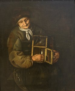 Anciana con una lámpara de Giacomo Francesco Cipper