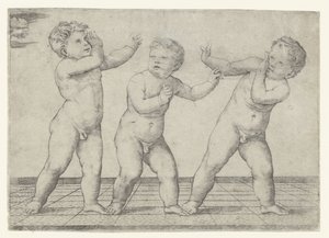 Tres chicos desnudos de Giacomo Francia