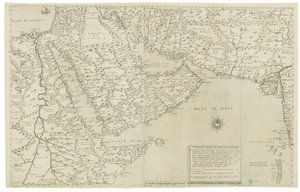 Mapa de India y el Sudeste Asiático; Il Disegno Della Terza Parte Dell