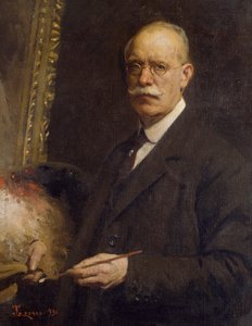 Autorretrato, por Giacomo Grosso