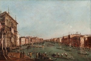 Una regata en el Gran Canal, Venecia de Giacomo Guardi