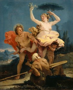 Apolo y Dafne, 1743-1745