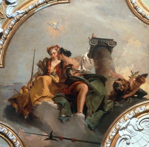 Coraje y justicia, 1744 de Giambattista Tiepolo