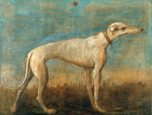 El galgo italiano, c. 1793 de Giambattista Tiepolo
