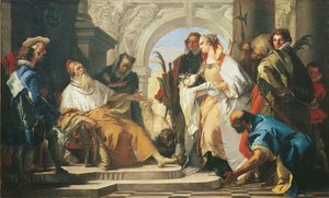 Los santos patronos de la familia Crotta de Giambattista Tiepolo