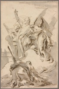 Tres ángeles apareciendo a Abraham