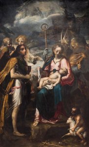 La Virgen y el Niño y el misterio de la Pasión de Giambattista Tinti