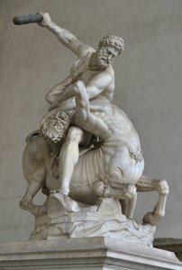 Hércules en la lucha contra el centauro Neso de (after) Giambologna