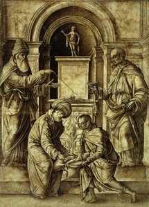 Escena de sacrificio de Gian Francesco de Maineri