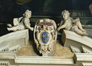 Vista Interior de la Capilla Barberini (detalle)