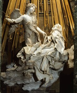 Italia, Roma, Iglesia de Santa María de la Victoria, Éxtasis de Santa Teresa de Ávila de Gian Lorenzo Bernini