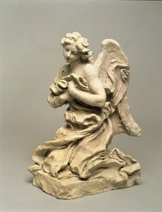 Ángel arrodillado, c.1674-75 de Gian Lorenzo Bernini