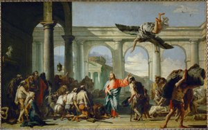 Jesus guerissant le paralytique de Bethesda - Jesús cura al paralítico de Betesda ...