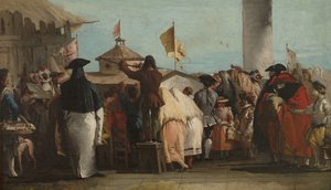 Mondo Novo, ca 1764-1765 de Giovanni Domenico Tiepolo