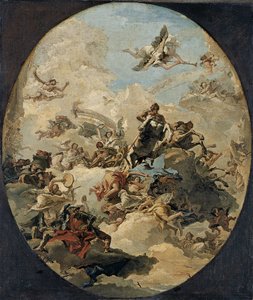 La apoteosis de Hércules de Giovanni Domenico Tiepolo