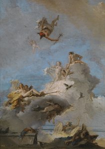 El triunfo de Venus El Olimpo, entre 1762 y 1765
