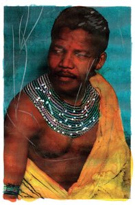 Retrato de Nelson Mandela, 2011 (técnica mixta)