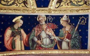 San Jaime Menor, San Felipe y San Tomás (detalle) de Giannicola di Paolo