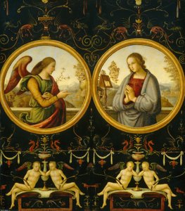 La Anunciación, 1510-1515 de Giannicola di Paolo