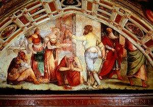 La decapitación de San Juan Bautista, 1519 de Giannicola di Paolo