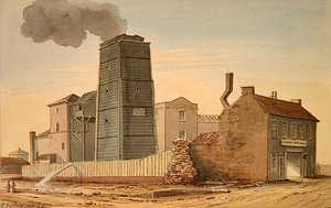 Vista de las Obras Hidráulicas de Clink Street, Southwark de Gideon Yates