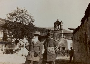 Álbum "Imágenes de la Guerra II": Soldados italianos en Val Chiusone a Podsenica, 09/1917