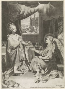 Anunciación de Gijsbert Van Veen