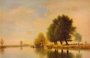 En el Sena, c1885, 1938 de Gilbert Munger