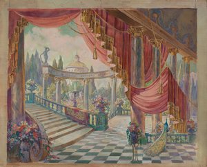 Escenografía, c. 1939 de Gilbert Sackerman