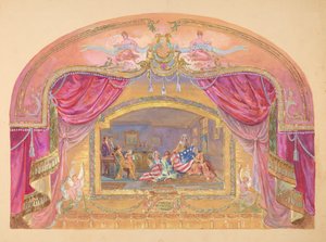 Pintura teatral, 1935-1942